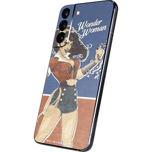 DC Comics Bombshells Wonder Woman Bombshell Galaxy S22 Plus Skin